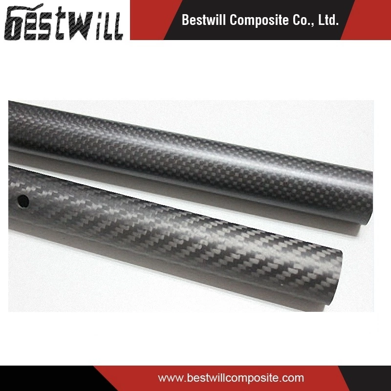 Full 3k Carbon Fiber Straight Tube