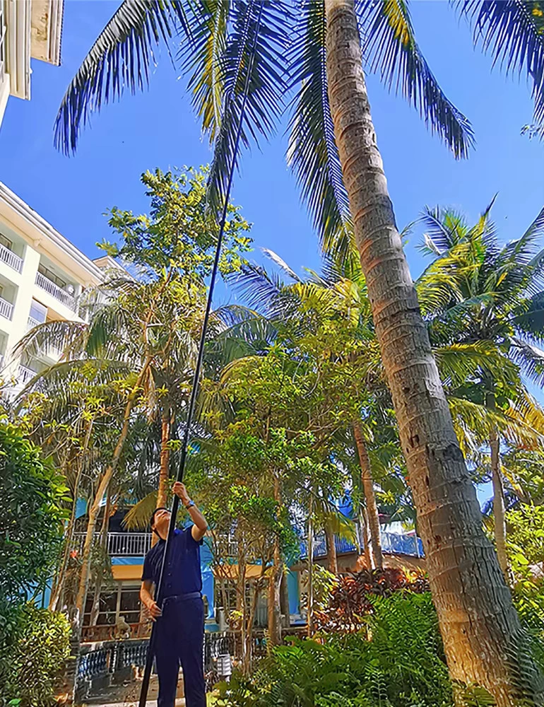 Carbon Fibre Telescopic Pole for Coconut & Arecanut Harvesting